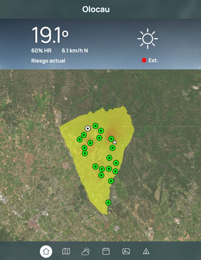 Avís per risc extrem d'incendi