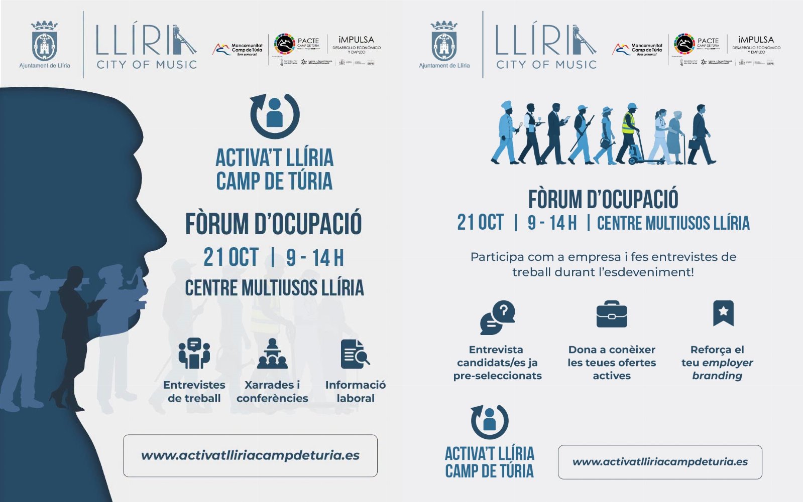 Fòrum d'Ocupació ‘Actíva’t Llíria Camp de Túria’