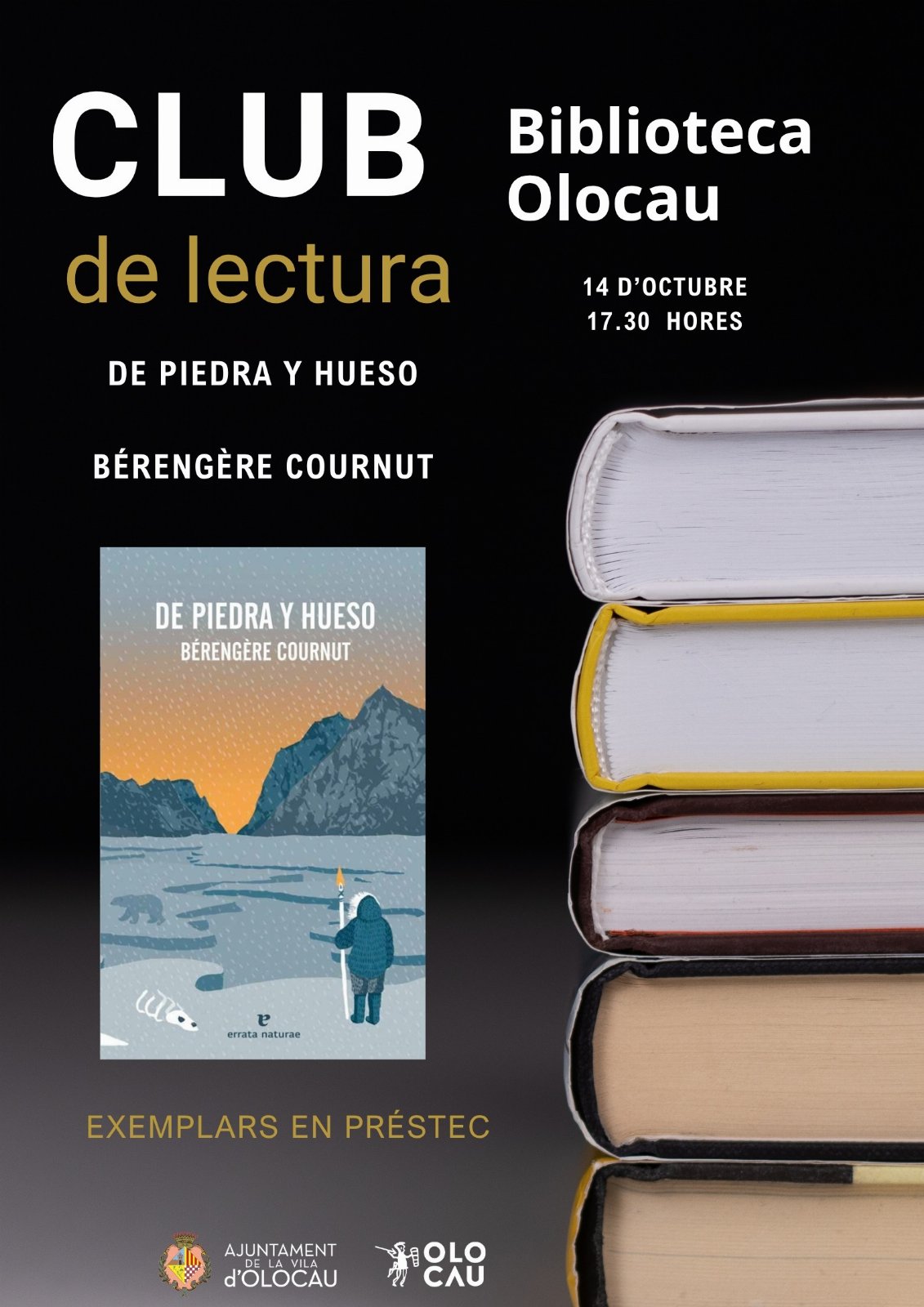 Recordatori de la sessió d’octubre del Club de Lectura d'Adults