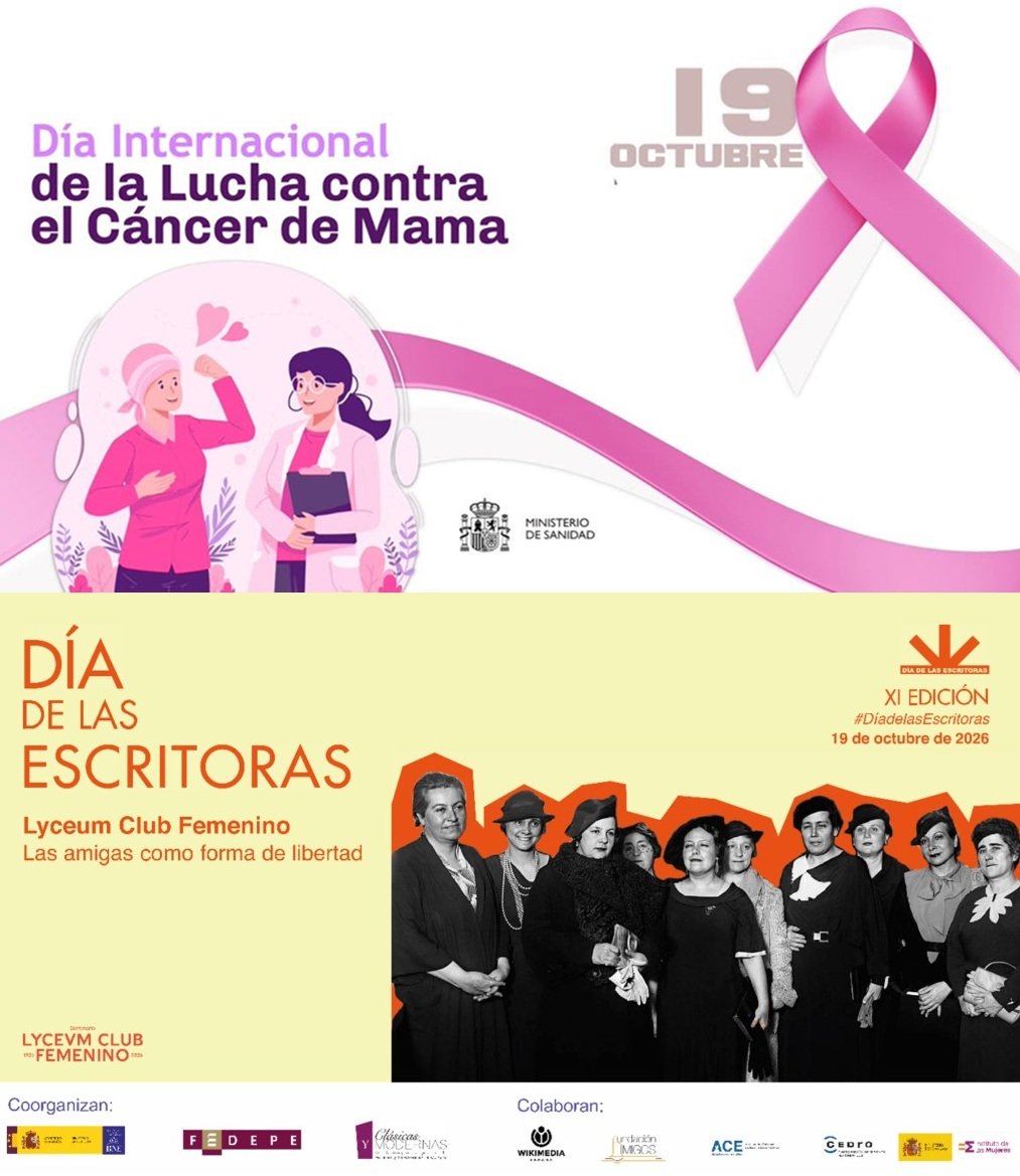 Dia Internacional de la Lluita contra el Càncer de Mama i Dia de les Escriptores