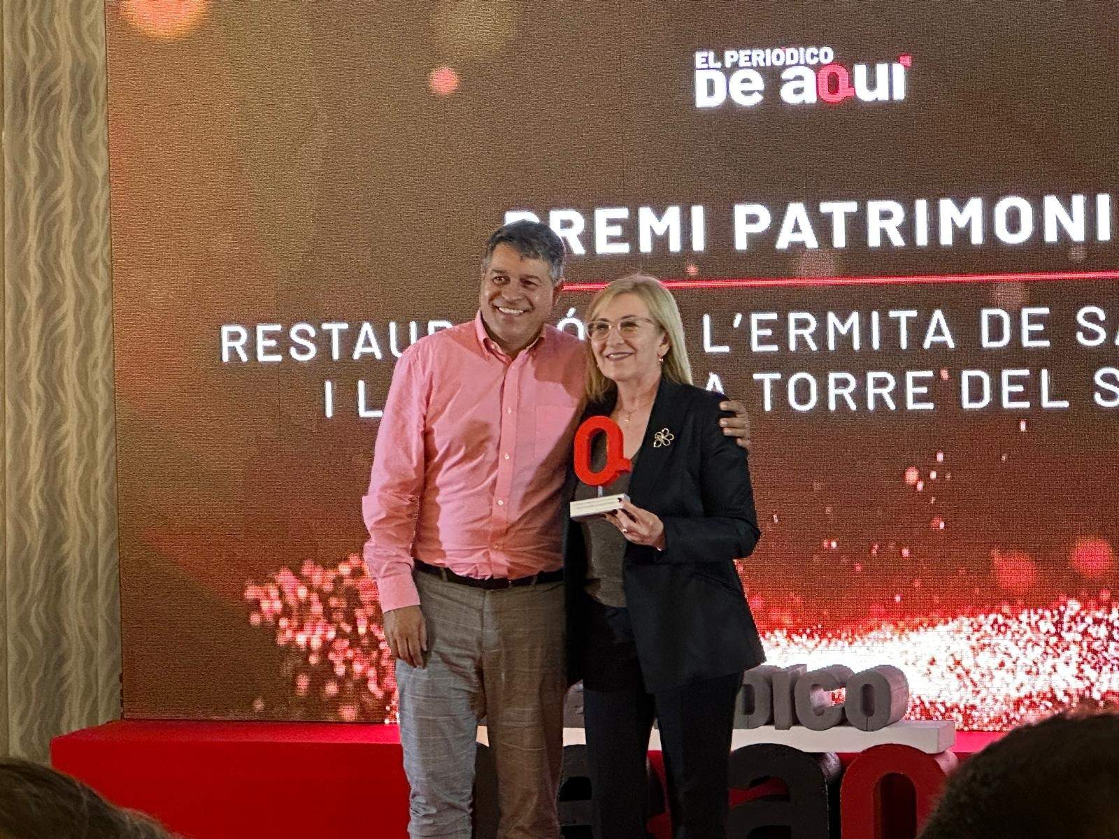 Antonio Ropero i Desa Vilaplana assisteixen a la gala d'entrega dels XI Premis El Periódico de Aquí Camp de Túria