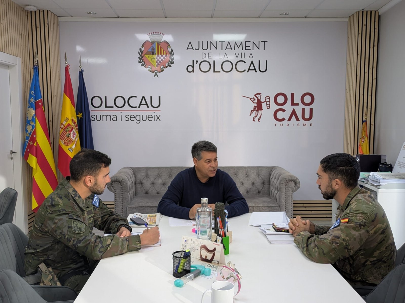 Olocau col·labora amb el Regiment d'Operacions d'Informació núm. 1 en l'exercici d'instrucció militar Rubielos Integral 2026